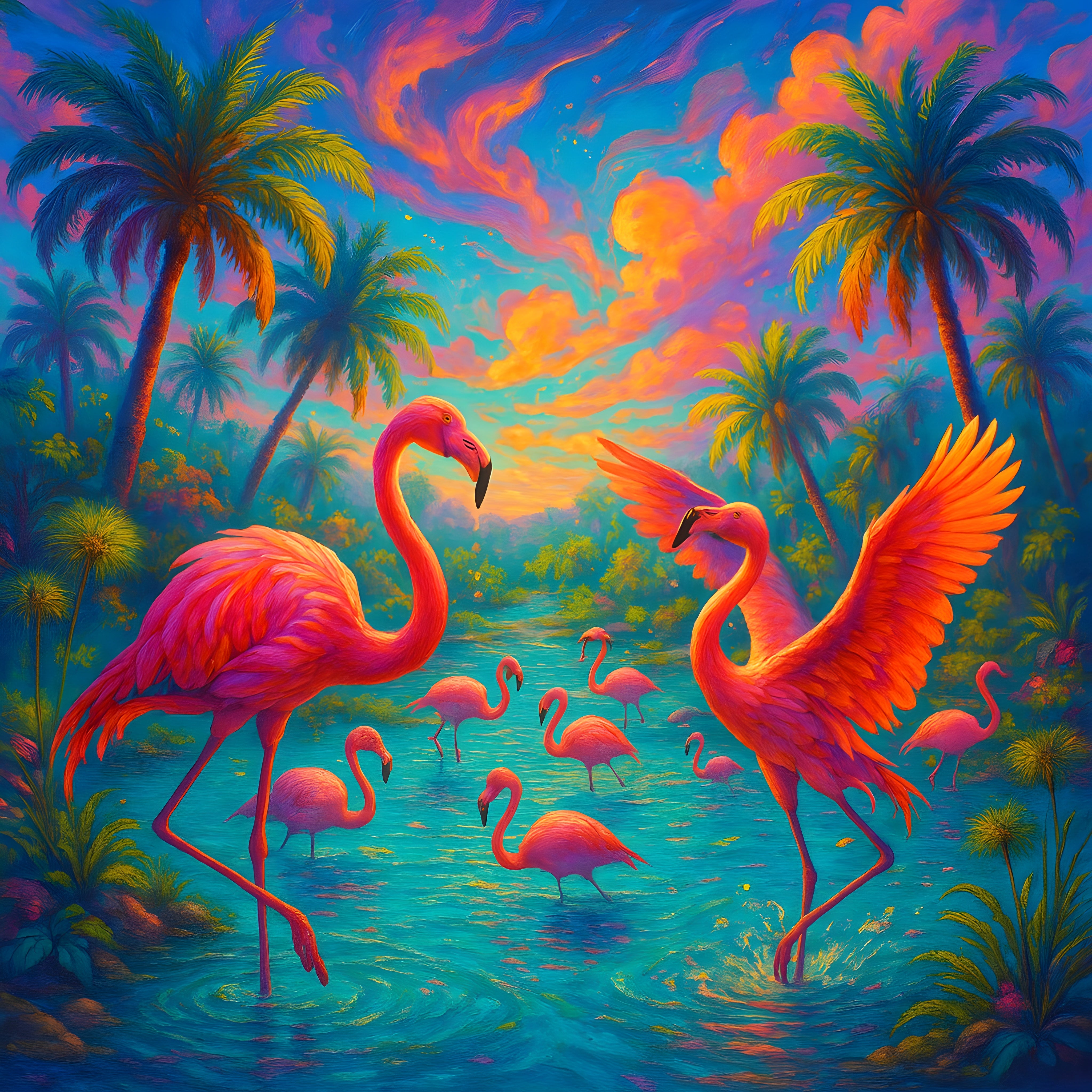 Flamingos
