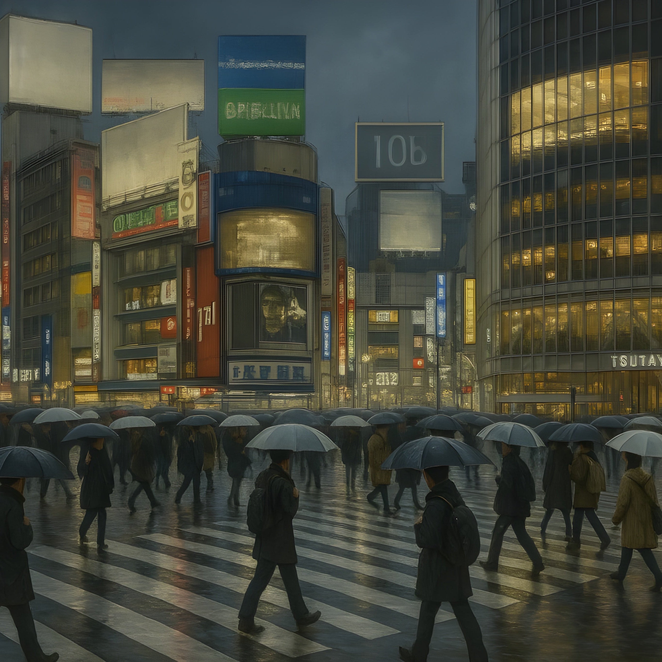 The Shibuya Crossing