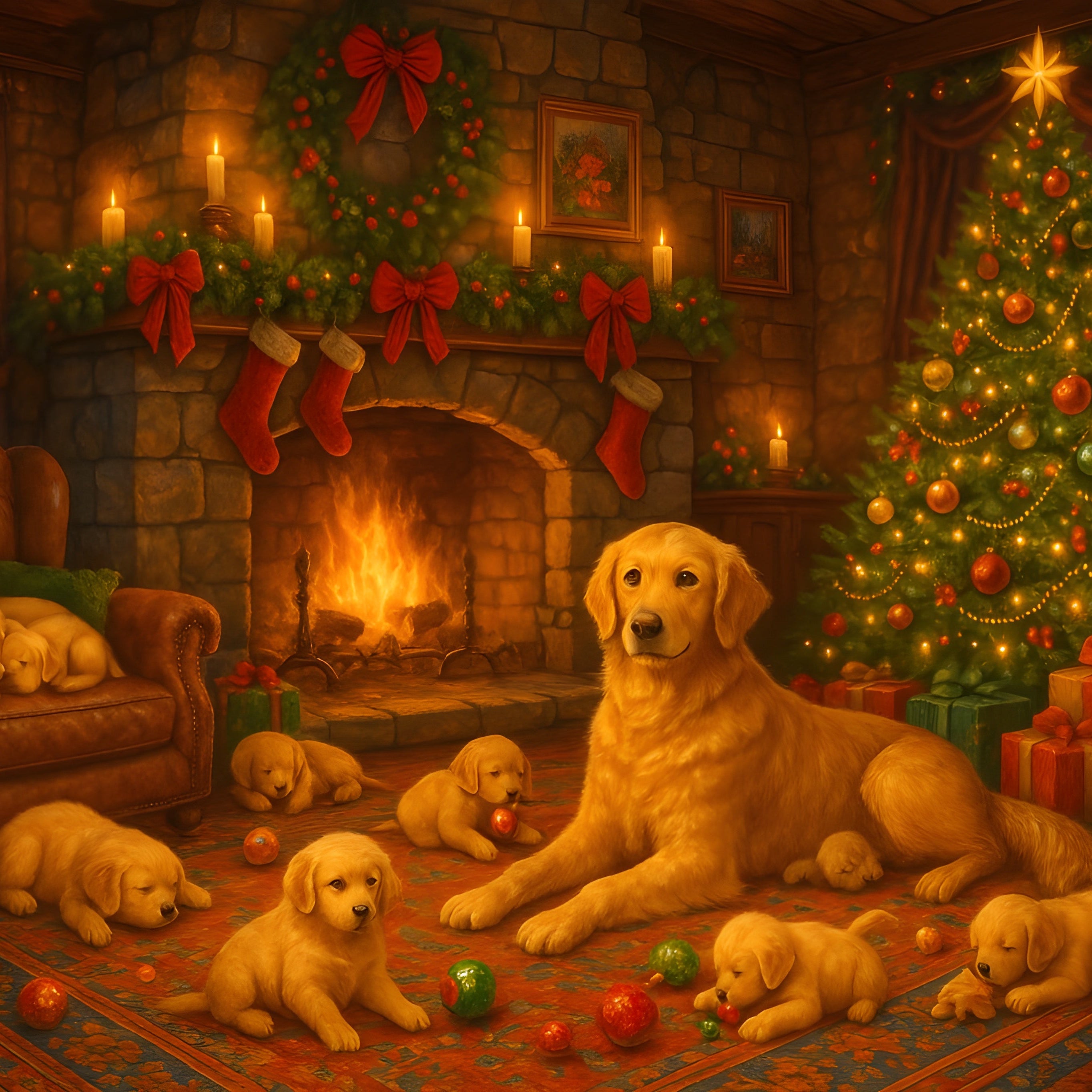 Puppy's Cosy Christmas